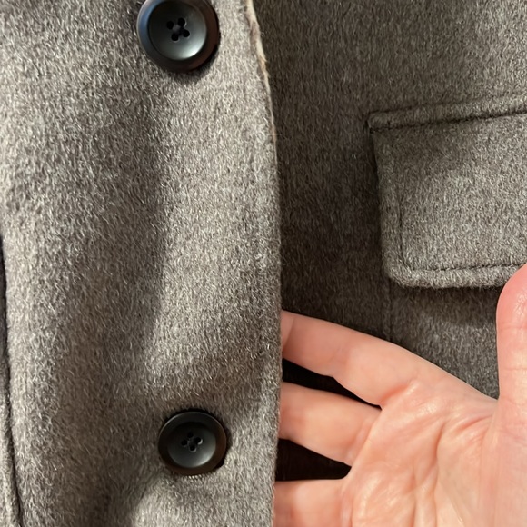 Lands End beautiful boiled wool jacket size 16 - Picture 4 of 5